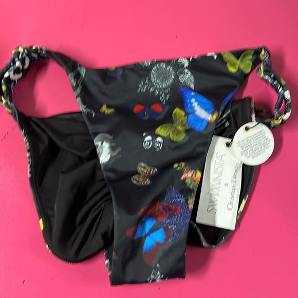 NWT Swiminsta x Christian Lacroix Butterfly Bikini Bottoms. Size: Small - Picture 2 of 2